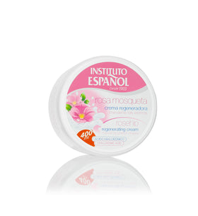 Instituto Español Rosehip Regenerating Cream texture suggesting fast absorption and smooth application