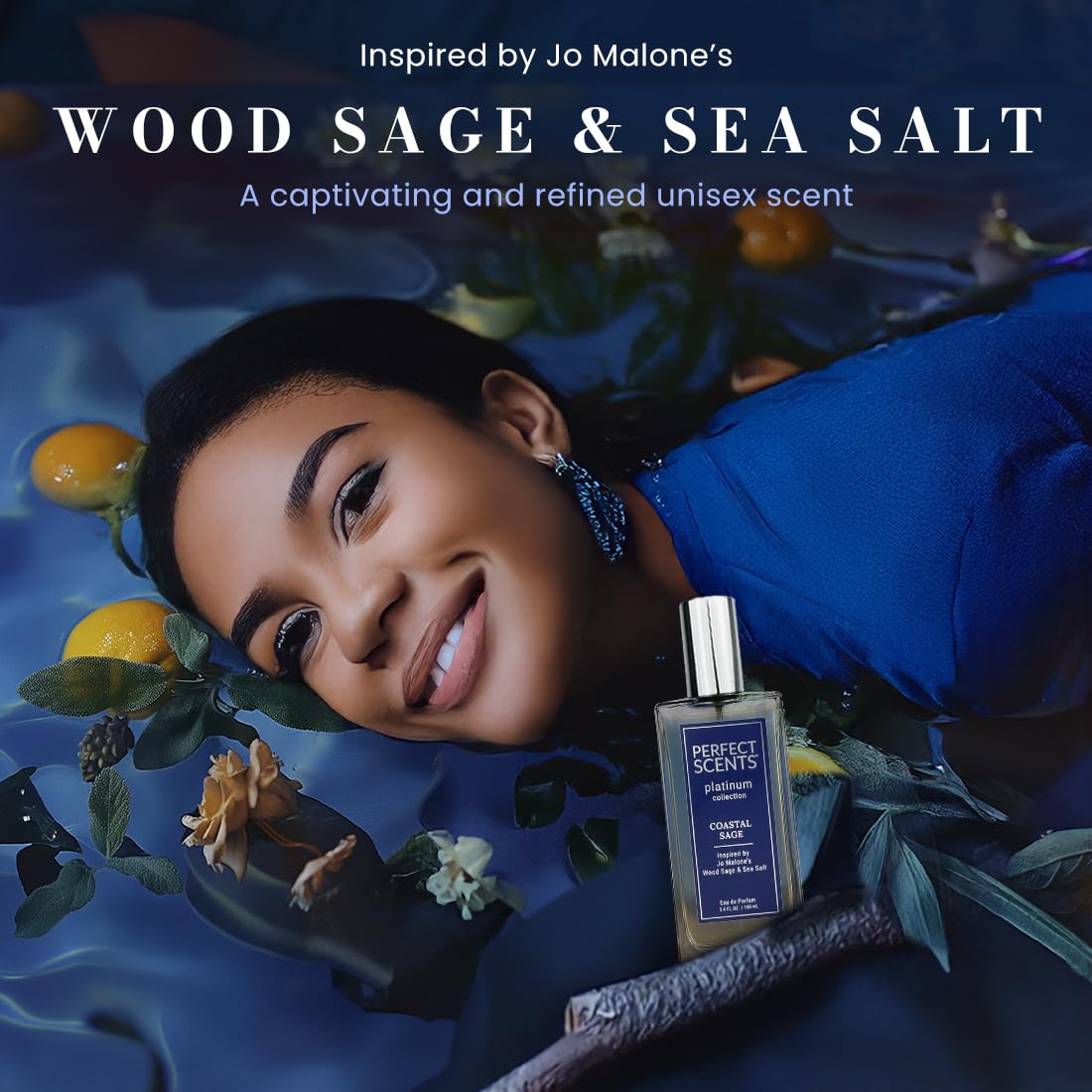 Heart notes with soft florals and ozonic breeze for balanced freshness.
