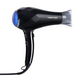 InStyler Turbo MAX Ionic Dryer front view with strong airflow for fast drying