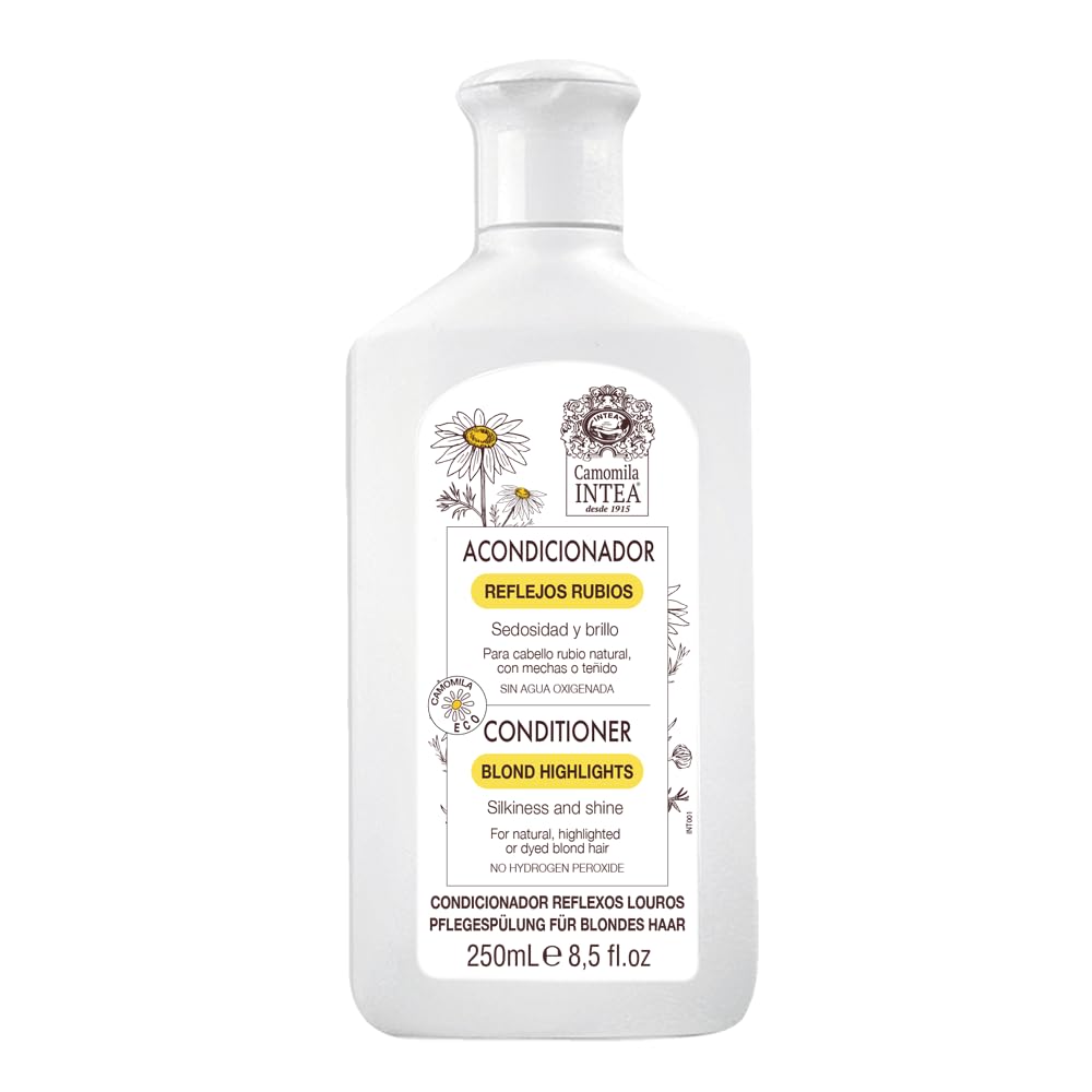 Intea Blonde Hair Conditioner bottle front view for nourished blonde color