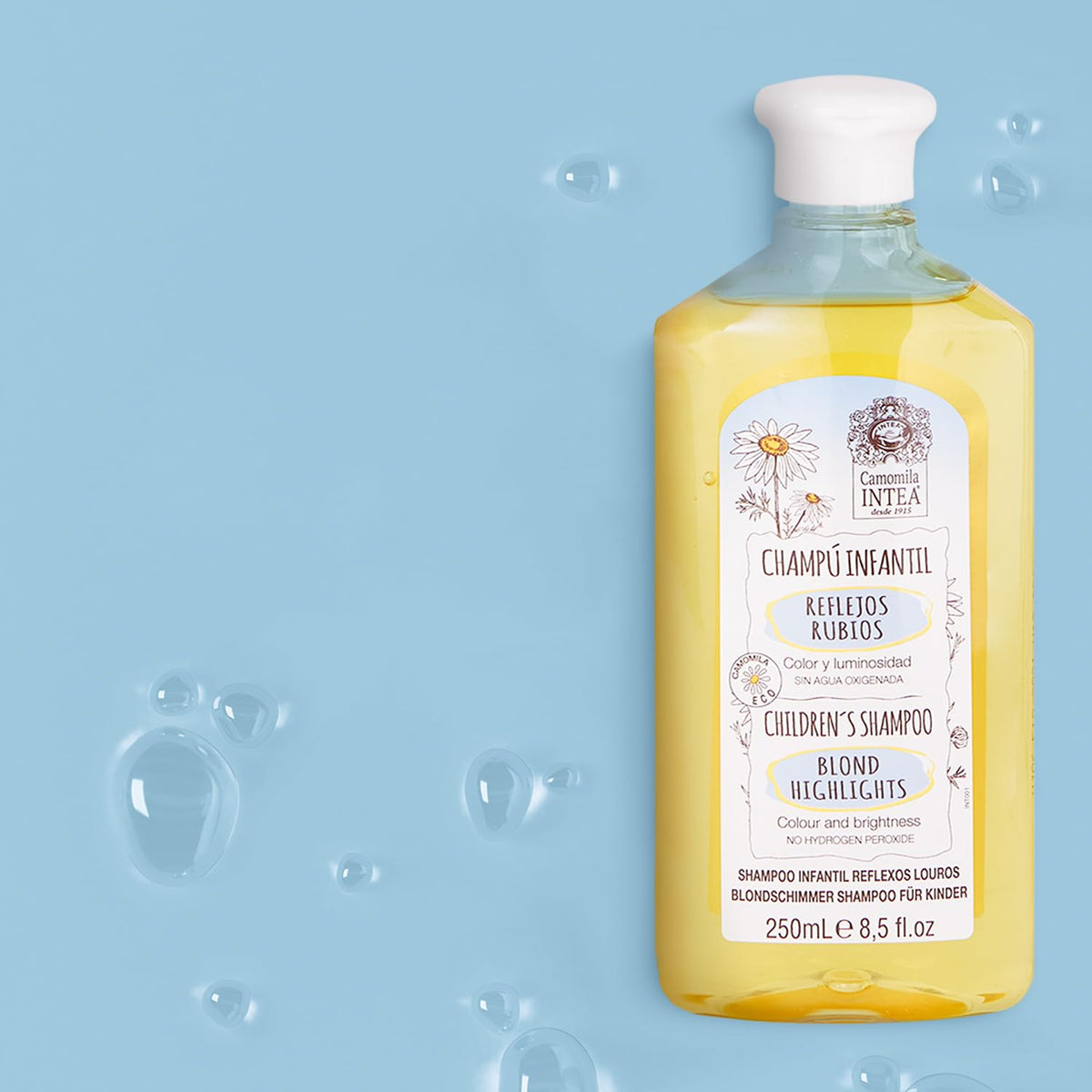 Intea Camomila Kids Hair Lightener bottle for safe, controlled lightening with chamomile.
