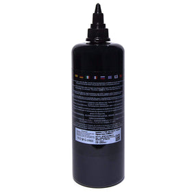 Cap close-up on Intenze ZUPER Black bottle showing a secure seal.