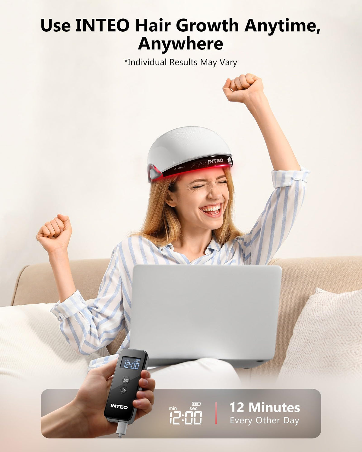 INTEO 12-minute session highlighting quick daily routine
