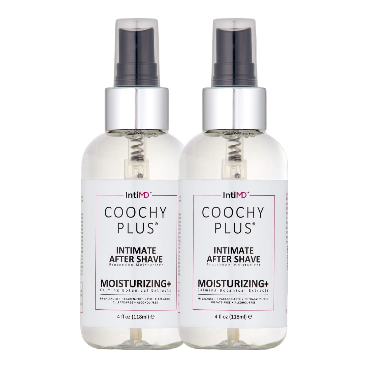 IntiMD Coochy bottle pour enables easy daily application for sensitive areas