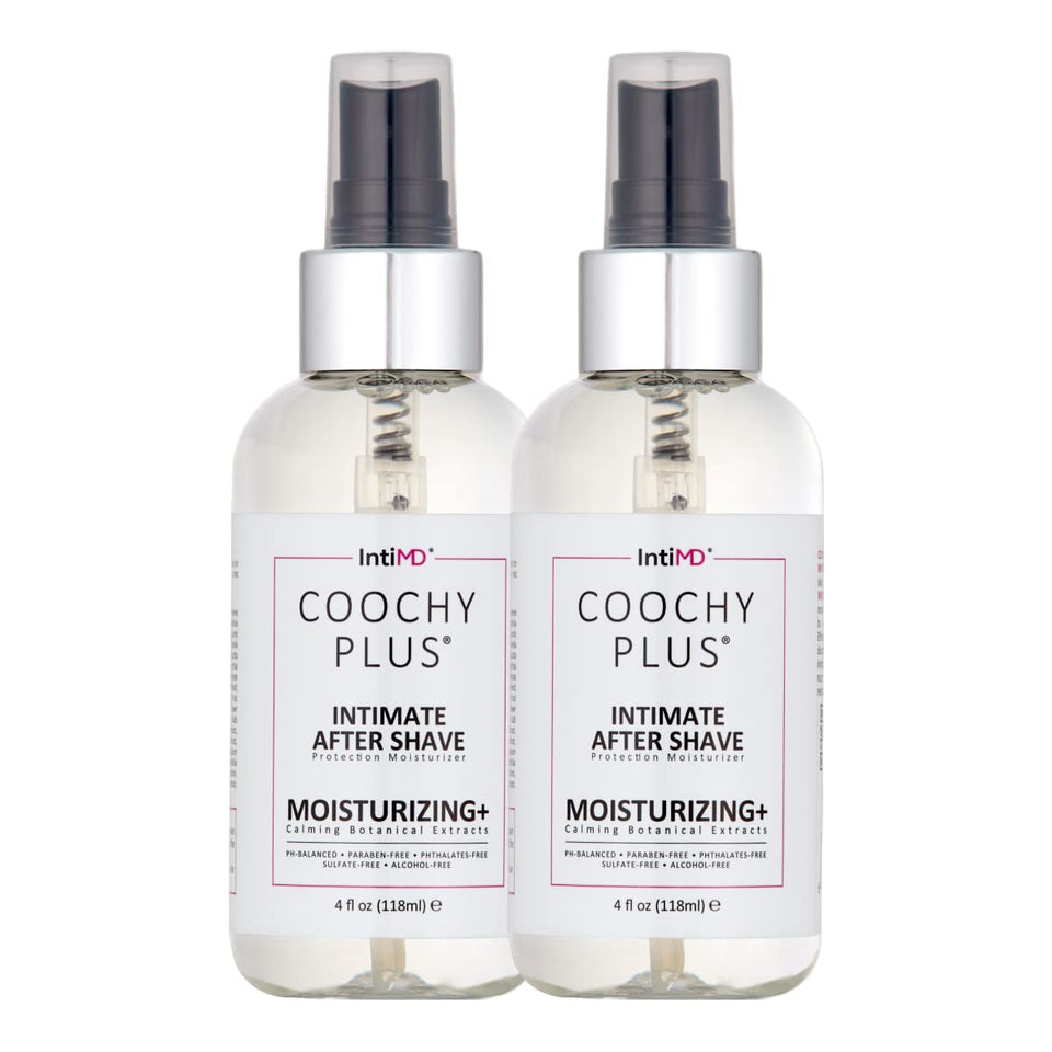 IntiMD Coochy bottle pour enables easy daily application for sensitive areas