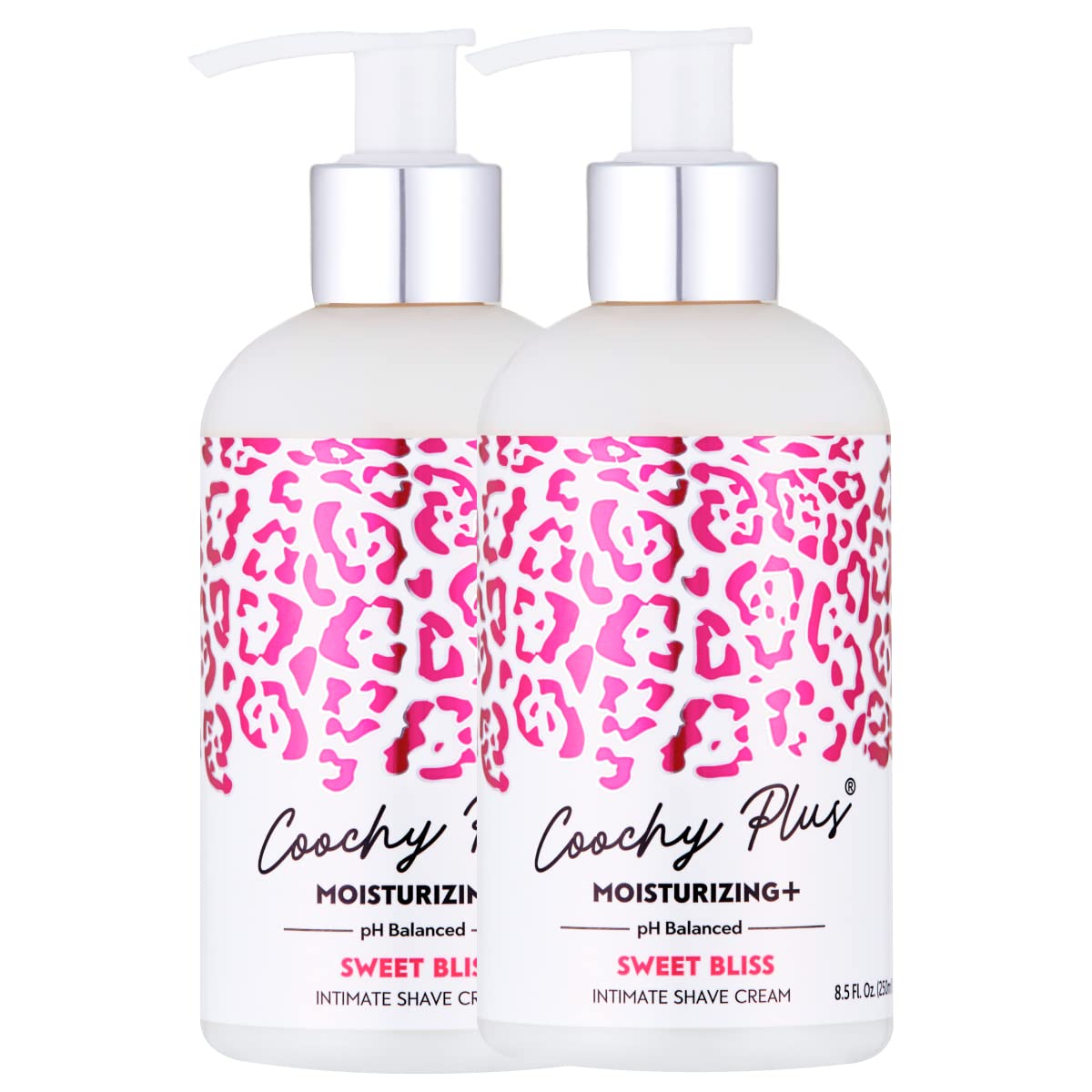 IntiMD Coochy Plus bottle pump enables easy, mess-free shaving prep