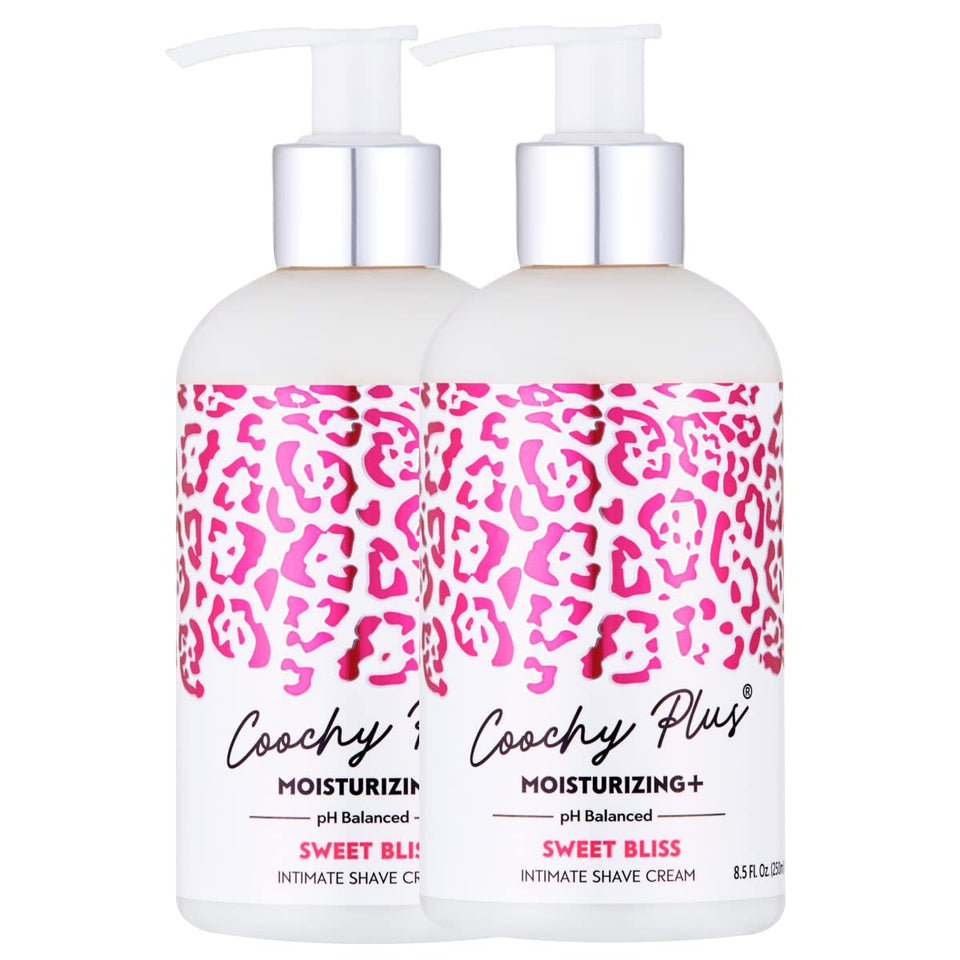 IntiMD Coochy Plus bottle pump enables easy, mess-free shaving prep