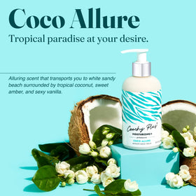 IntiMD Coochy Plus Coco Allure applied to bikini area for gentle shave.