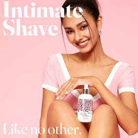 IntiMD Coochy Plus cream application on hand for precise prep