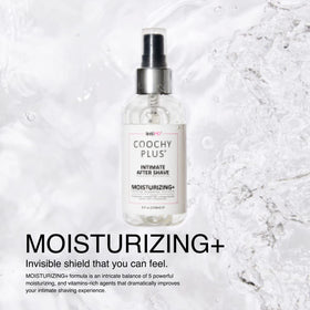 IntiMD Coochy skin texture closeup highlights smooth, balanced skin after use
