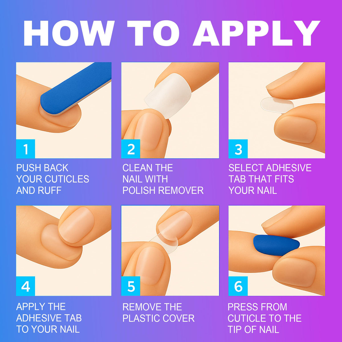 IntoVibes handmade short duck-shape nails offering a unique manicure