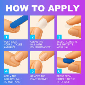 IntoVibes handmade short duck-shape nails offering a unique manicure