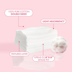 Intrinsics Large Silken Wipes unfold to 8x8 for precise treatment
