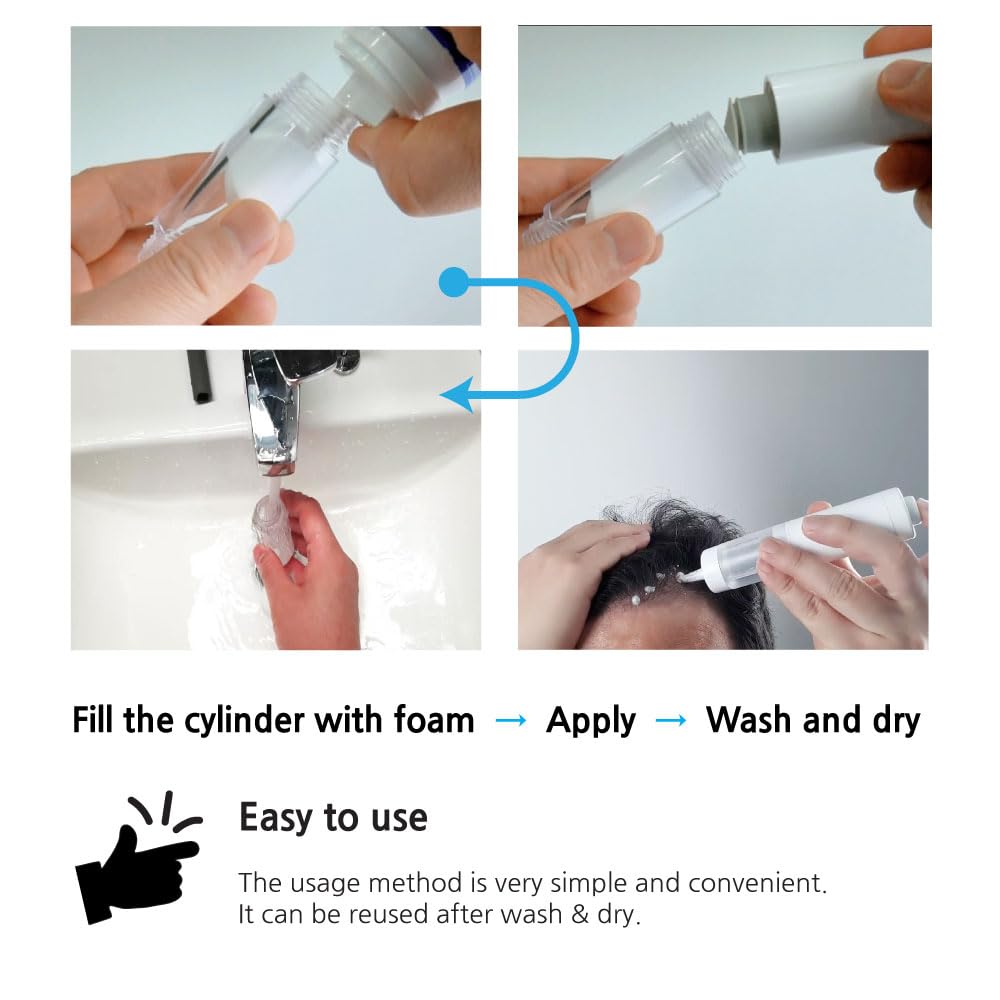 Compact storage keeps your grooming area tidy with the Inveneed applicator.