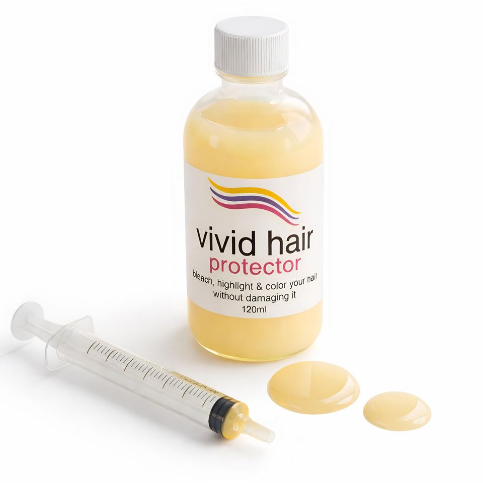INVERTO VIVID HAIR Protector bottle front view, protecting color during bleaching