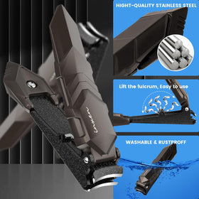 INXEN nail clippers with storage slot to collect clippings