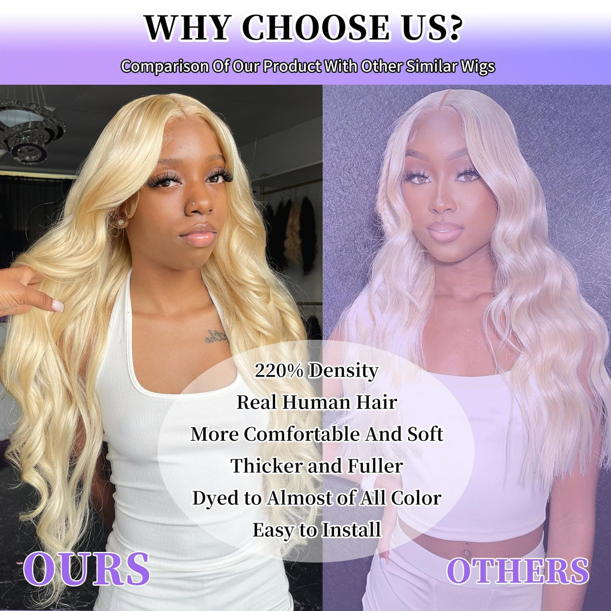 IOHLRDIM 30-inch wig with four combs and two straps for easy install.