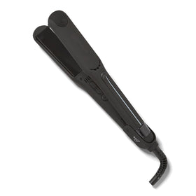 Ion Magnesium Flat Iron plates close-up showing smooth glide and radiant shine.