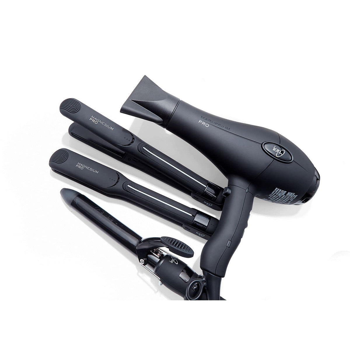 Ion Magnesium Flat Iron travel-ready dual voltage for worldwide use.