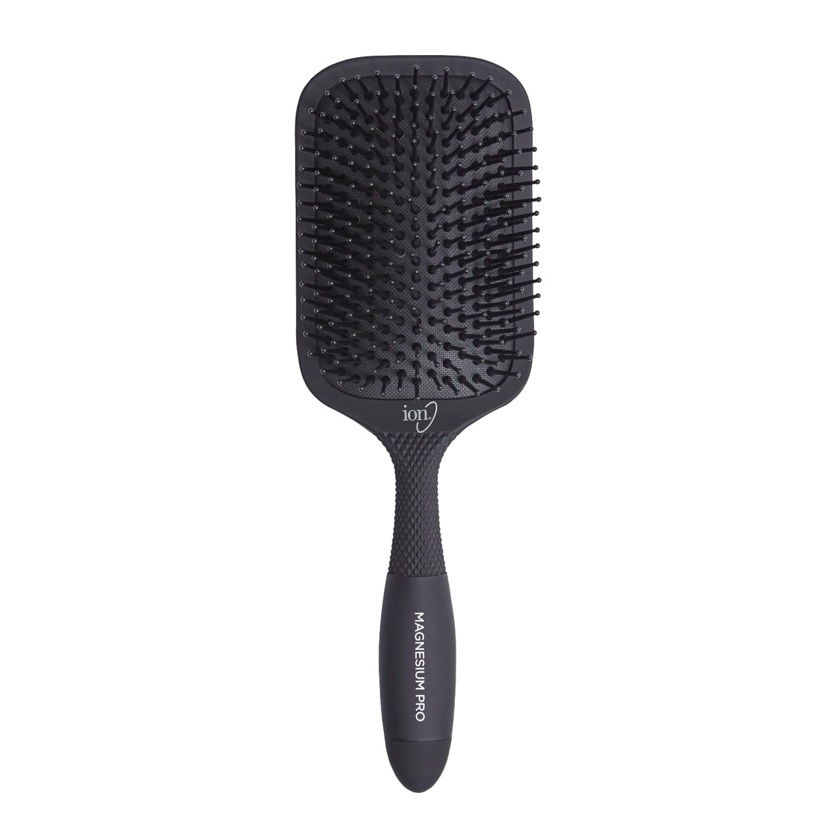 Ion Magnesium Paddle Brush heat retention for faster drying and sleek results.