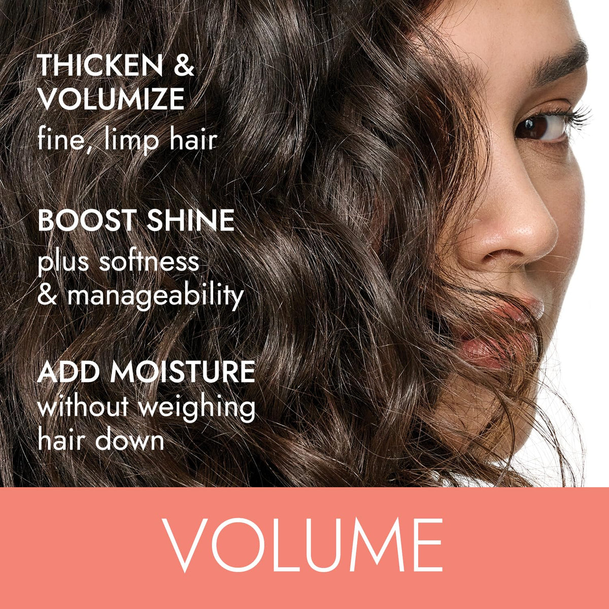 Ion Thickening Styler before-after demonstrates added lift with subtle hold.