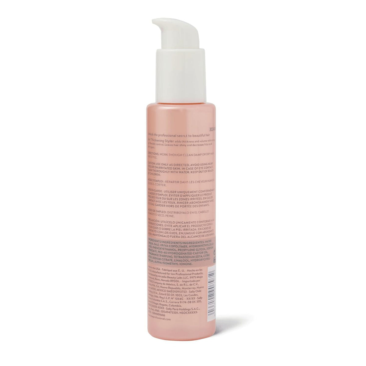 Ion Thickening Styler being applied for natural lift and even distribution.