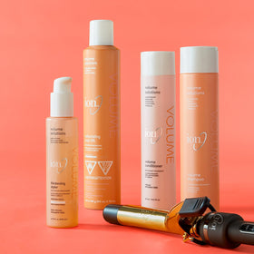 Ion Thickening Styler packaging highlights vegan credentials and clean design.