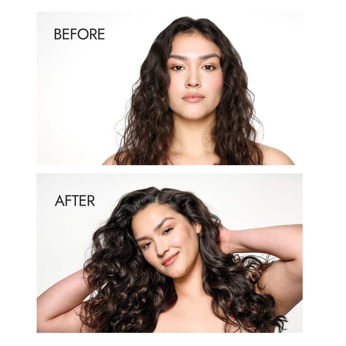 Ion Thickening Styler after use adds volume with flexible movement.