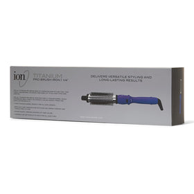 Ion Titanium Pro Brush Iron suits all hair types and lengths for flexible looks.