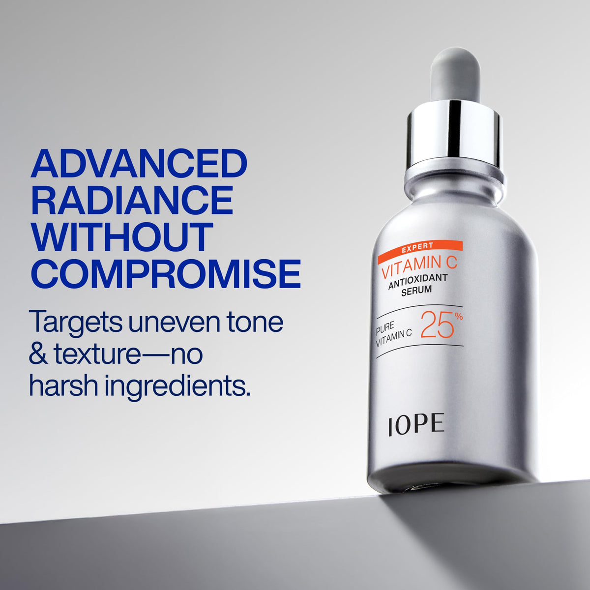 IOPE serum hand-application showing easy, lightweight coverage