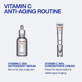 IOPE Expert Vitamin C 40% concentrate cream travel-friendly packaging for on-the-go