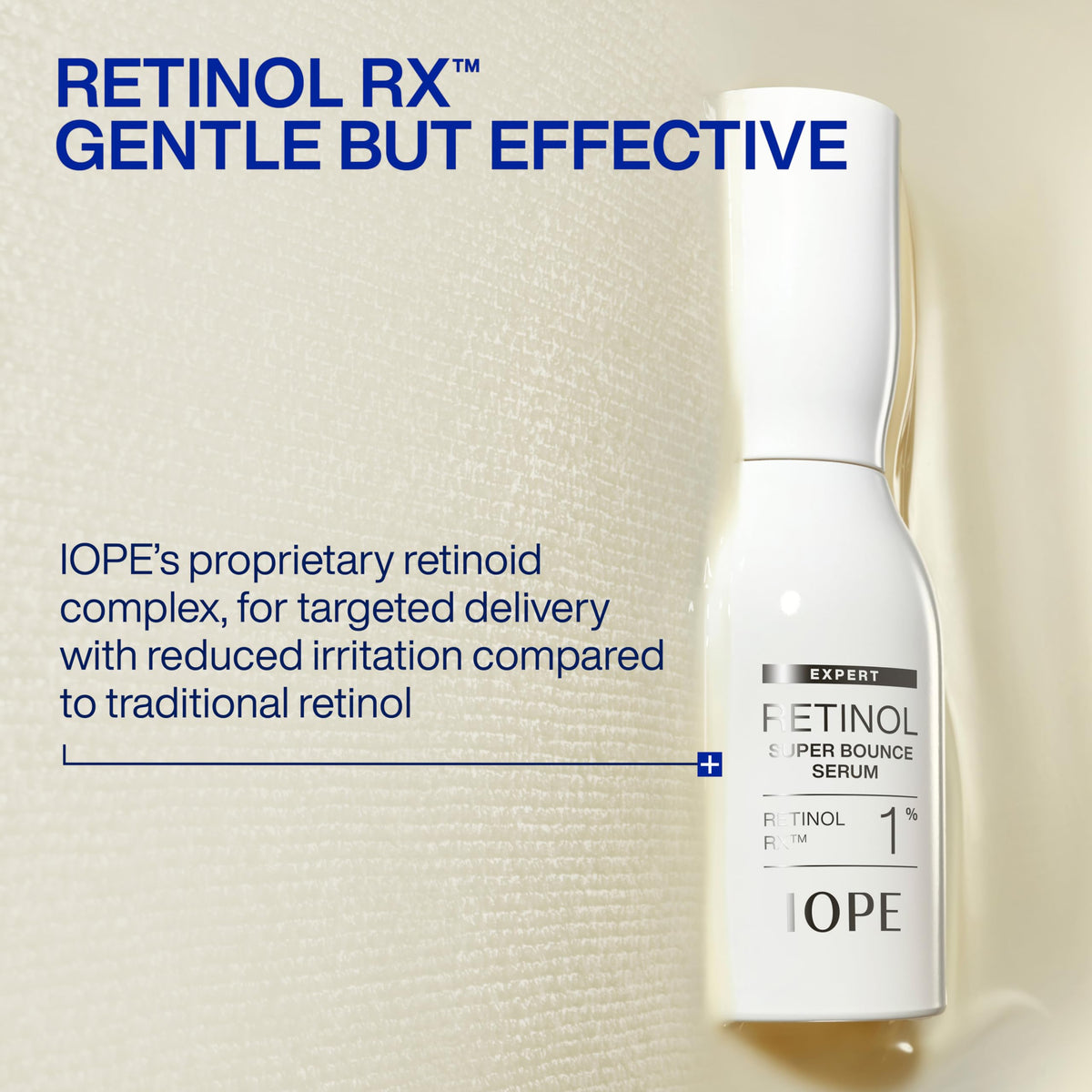 Visible hydration glow after IOPE use with smoother skin