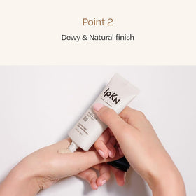Ceramide and collagen-infused IPKN BB Cream content indicating skin elasticity support