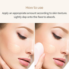 IPKN Moist & Firm BB Cream Light matte finish on skin example