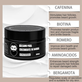 IPXKWLL beard balm jar application demonstrates easy smoothing and even coverage.