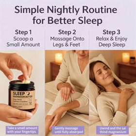 ipxkwll Magnesium Butter Bedtime Routine scene suggests easy nightly self-care