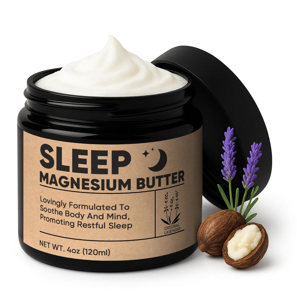 ipxkwll Magnesium Butter Sleep bottle promotes calm relaxation before bed