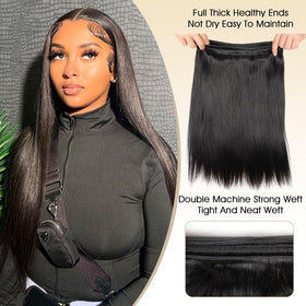 IQOMOQ pre-plucked baby-hair closure saves salon time and creates a realistic look.