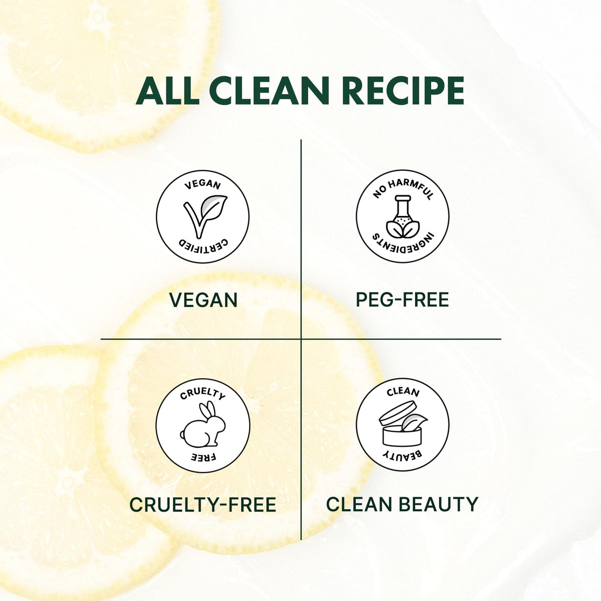 EVE Vegan Certified badge and clean beauty credentials on IRECIPE Yuja balm
