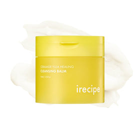 IRECIPE Ceramide Yuja Cleansing Balm packaging shows travel-friendly size for on-the-go cleansing