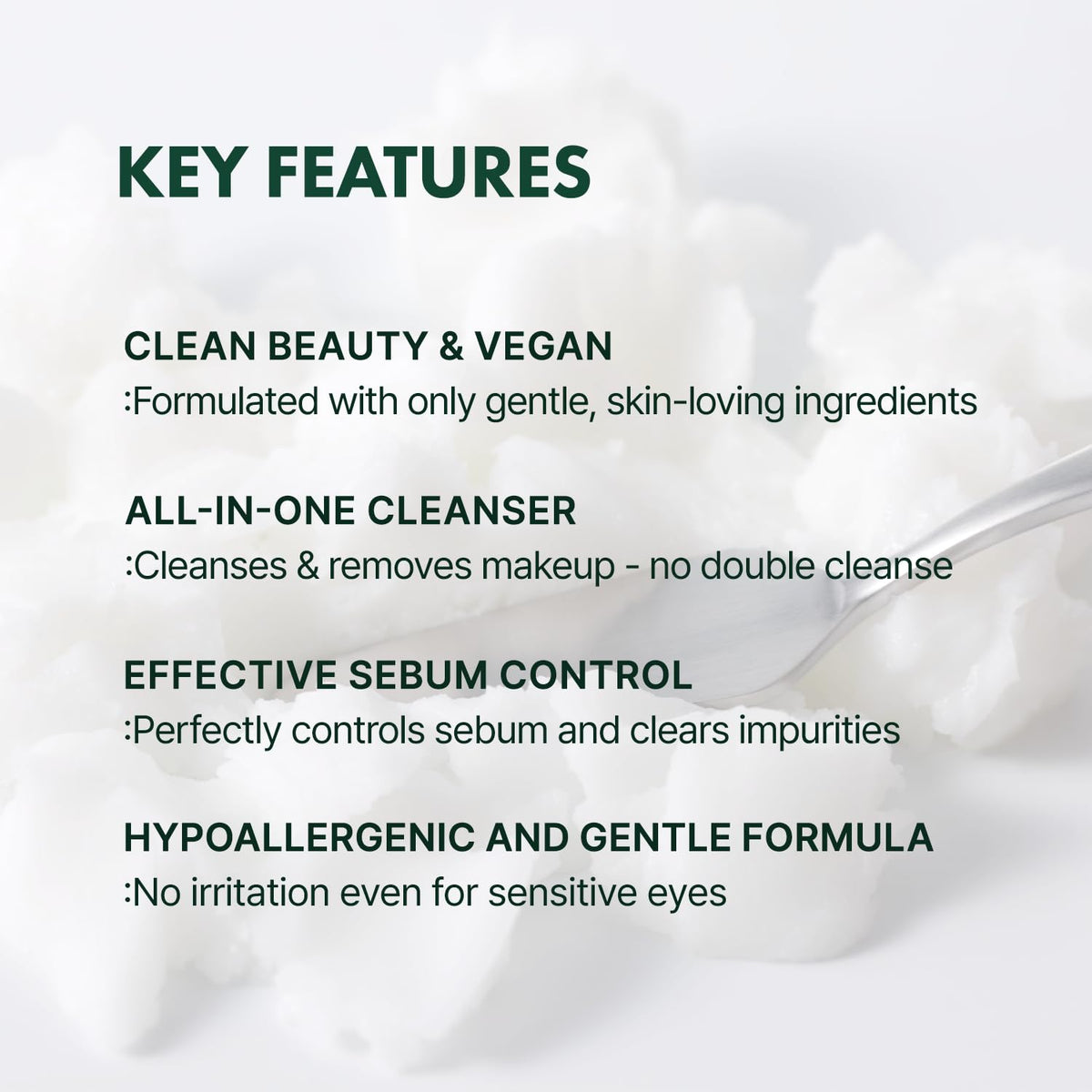 Spatula scoop with IRECIPE Yuja balm demonstrates easy, controlled cleansing