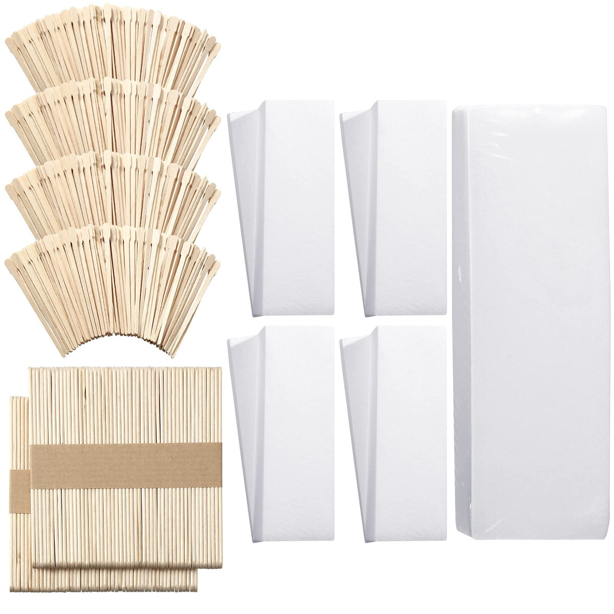 Ireer wax strips large size for quick at-home hair removal.