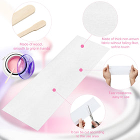 Ireer wooden stick long for even wax application.