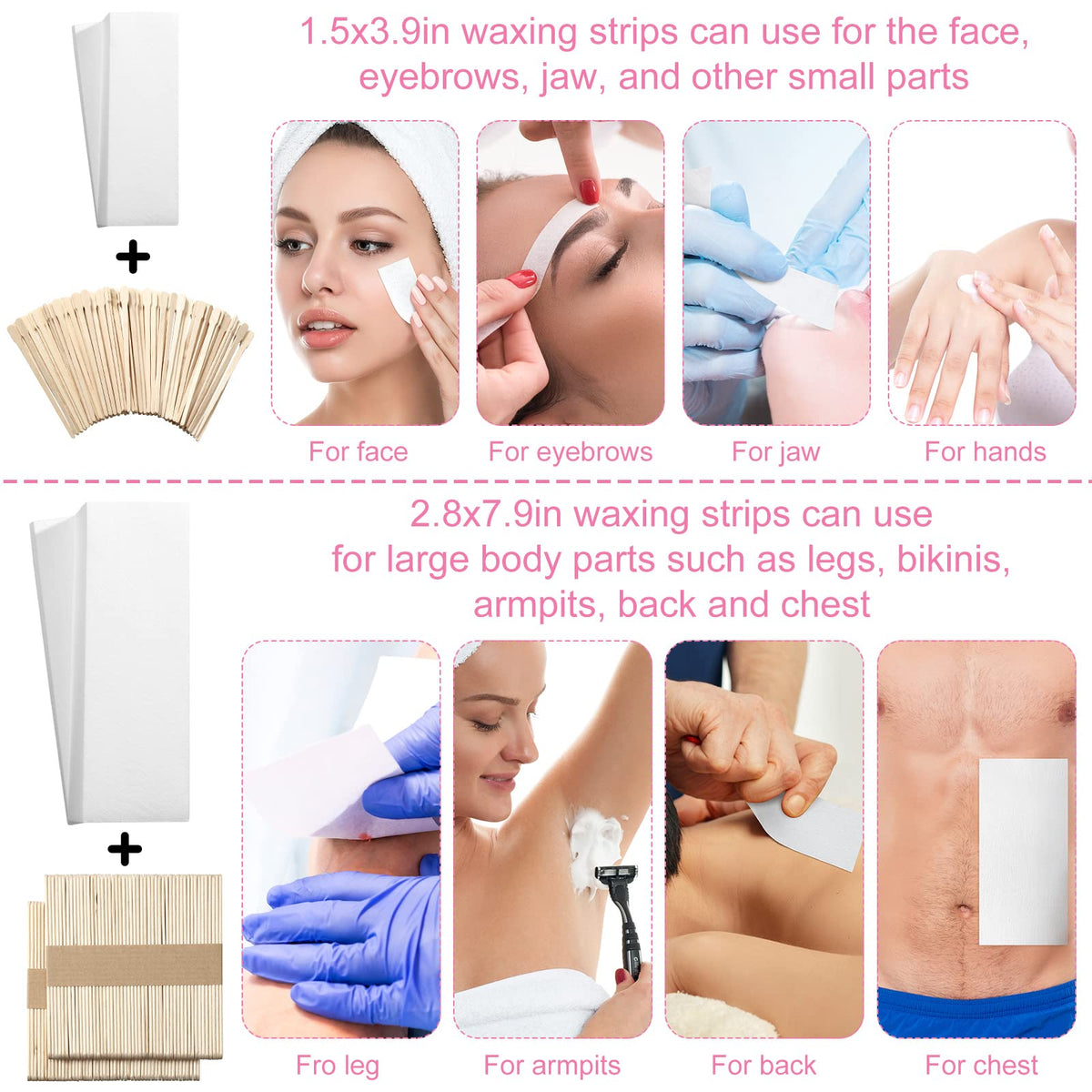 Ireer wooden stick short for precise application in small areas.