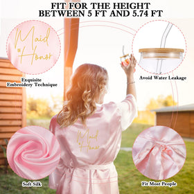 Irenare maid of honor gift bag in canvas for durable gifting