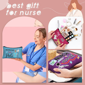 Irenare nurse style makeup bag multi-pattern design convenient for daily essentials