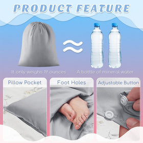 Irenare Self Tan Sleep Sack close-up of soft breathable fabric
