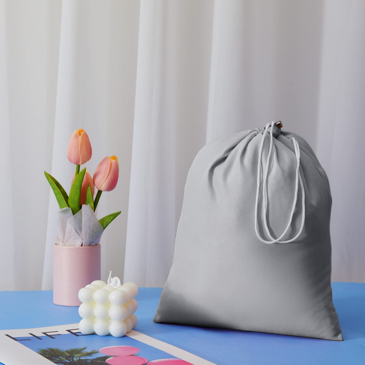 Irenare Self Tan Sleep Sack in use on bed showing protective coverage