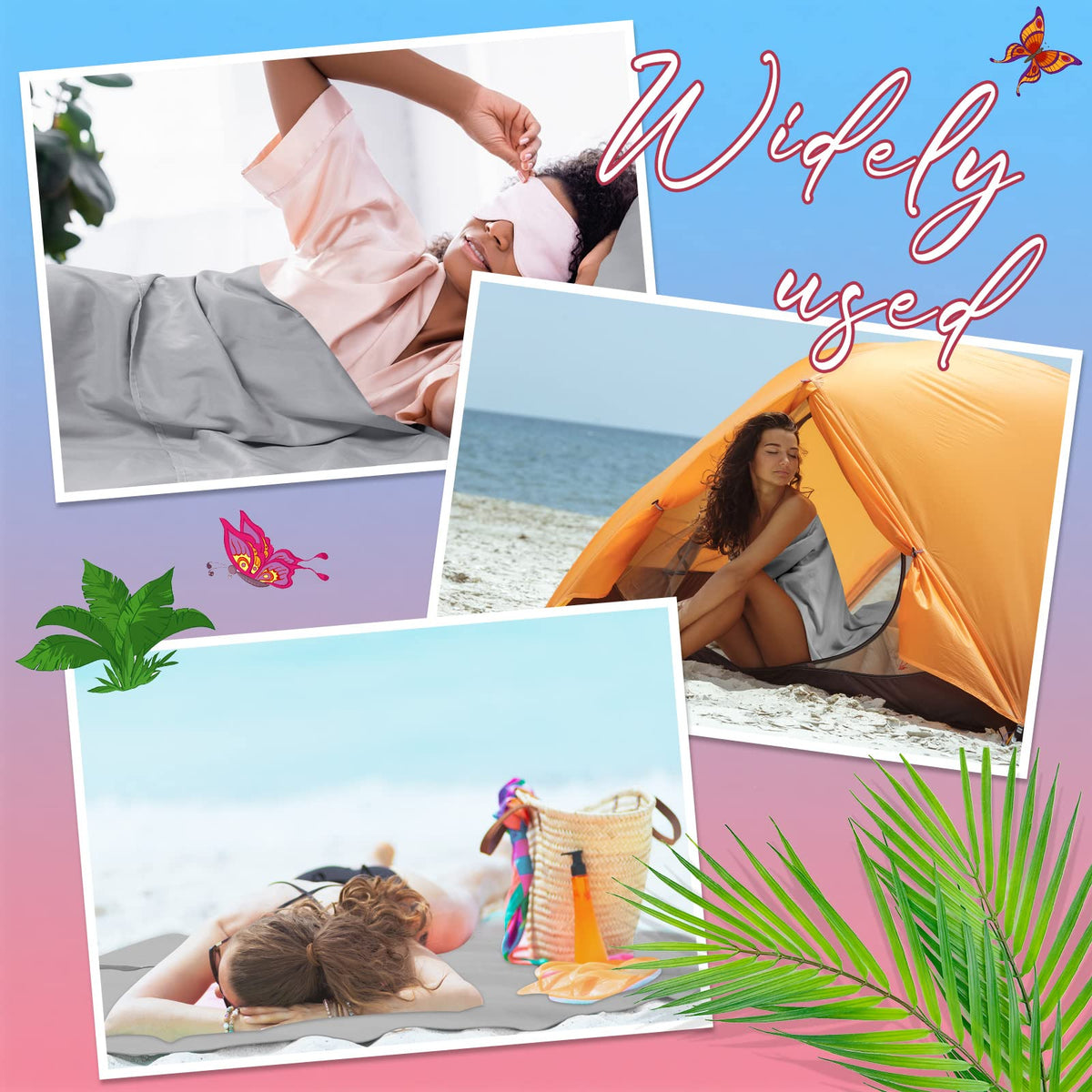 Irenare Self Tan Sleep Sack side zip and feet slots for convenient access