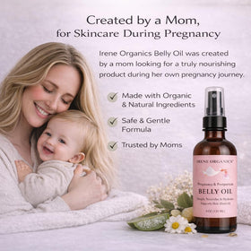 Irene Organics glass bottle eco packaging